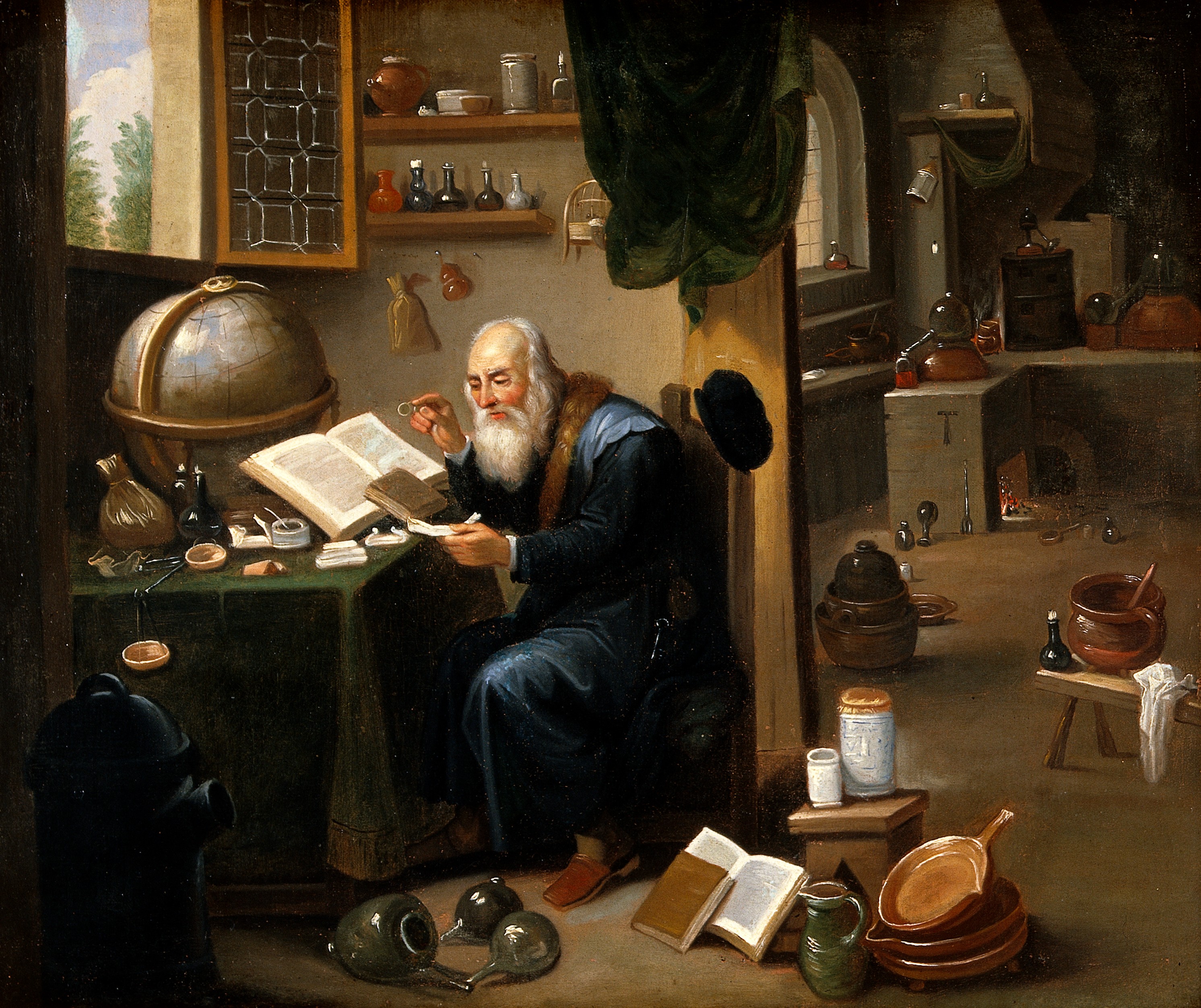 David Teniers II: Alkimista a laborban
