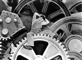 Chaplin Modern idők