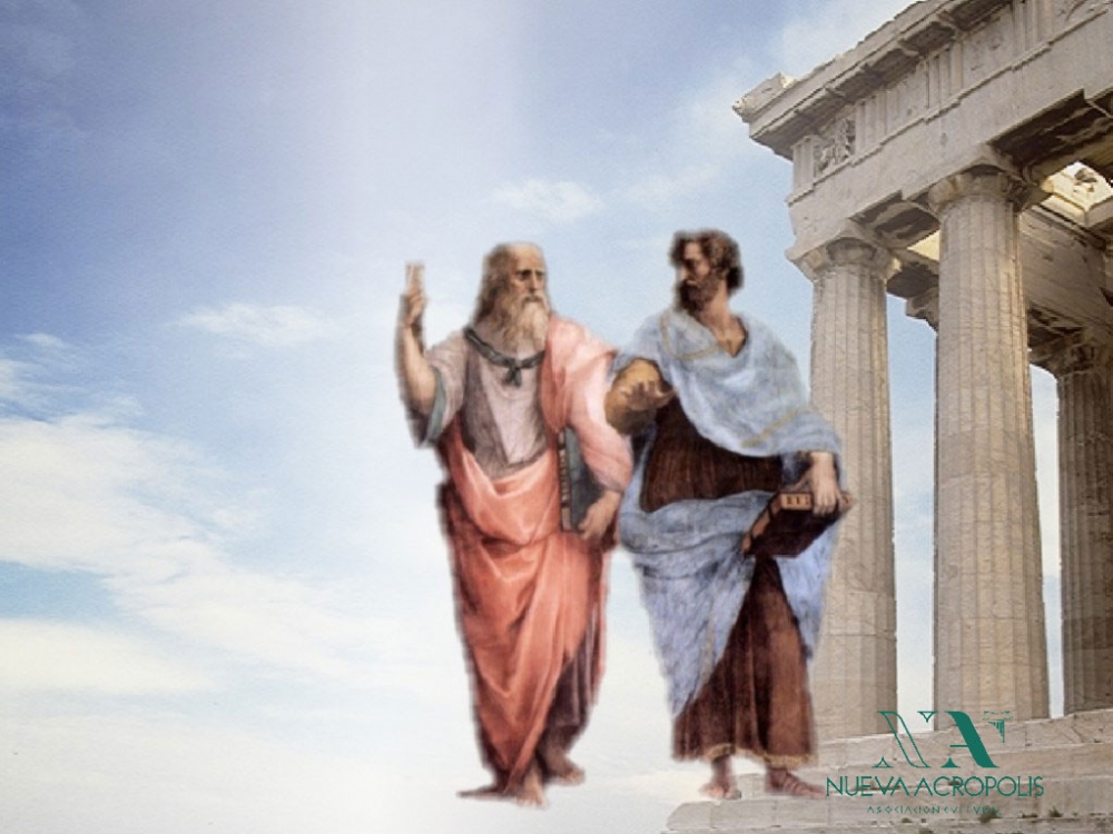 Platón és Arisztotelész az Akropoliszon