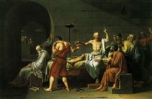 Szókratész halála festmény
