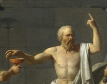 Jacques-Louis David: Szókratész halála (részlet)