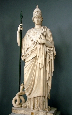 Athéné szobra