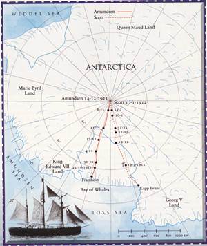 Antarktisz térkép