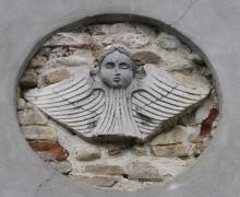 angyal dombormű